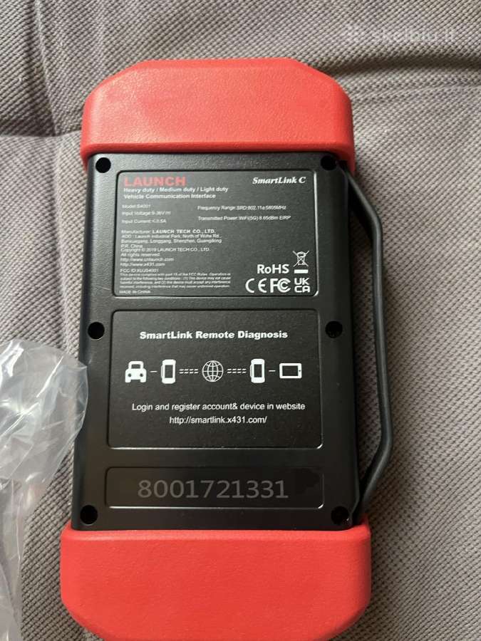 Launch X-431 Euro Tab III Lite - nuotraukos Nr. 3