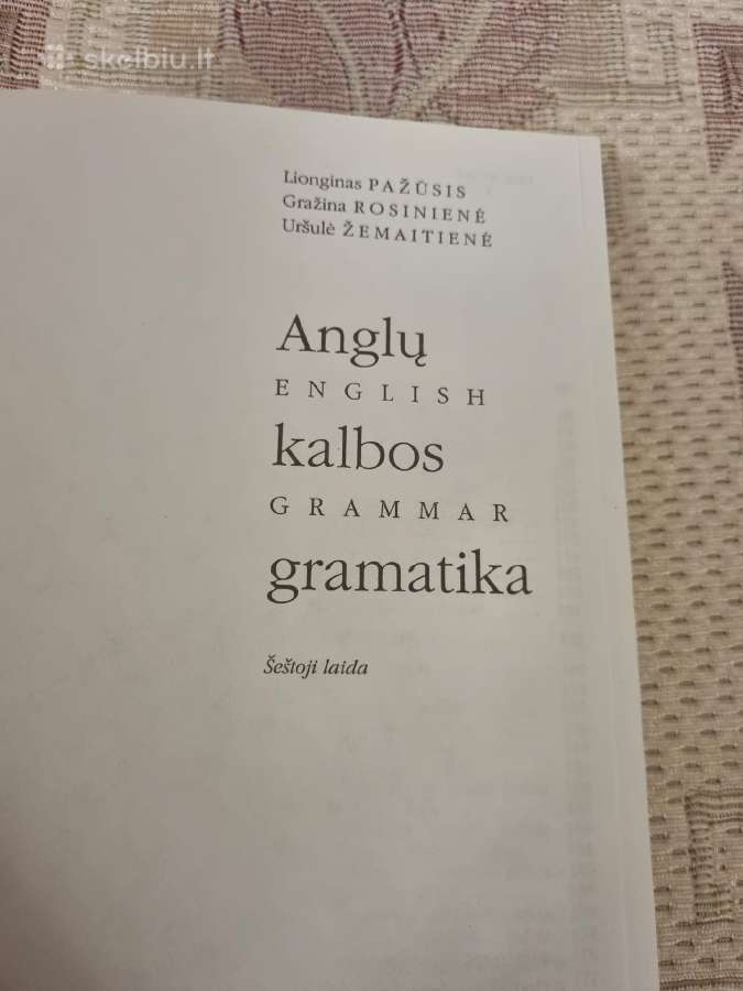 Anglų kalbos gramatika - nuotraukos Nr. 2