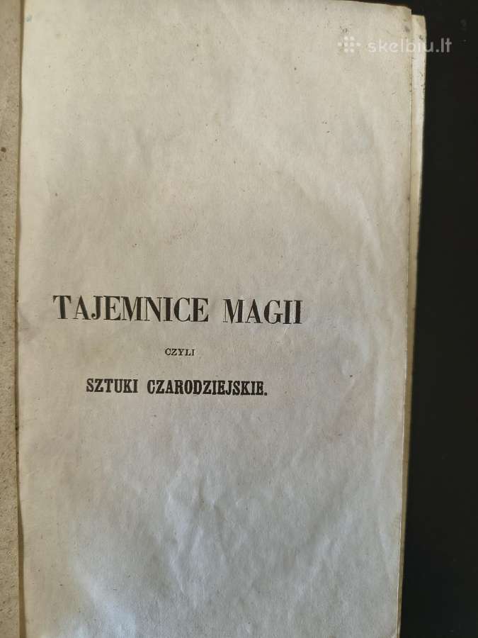 Antikvarinė knyga iliuzionistams apie magija - nuotraukos Nr. 2