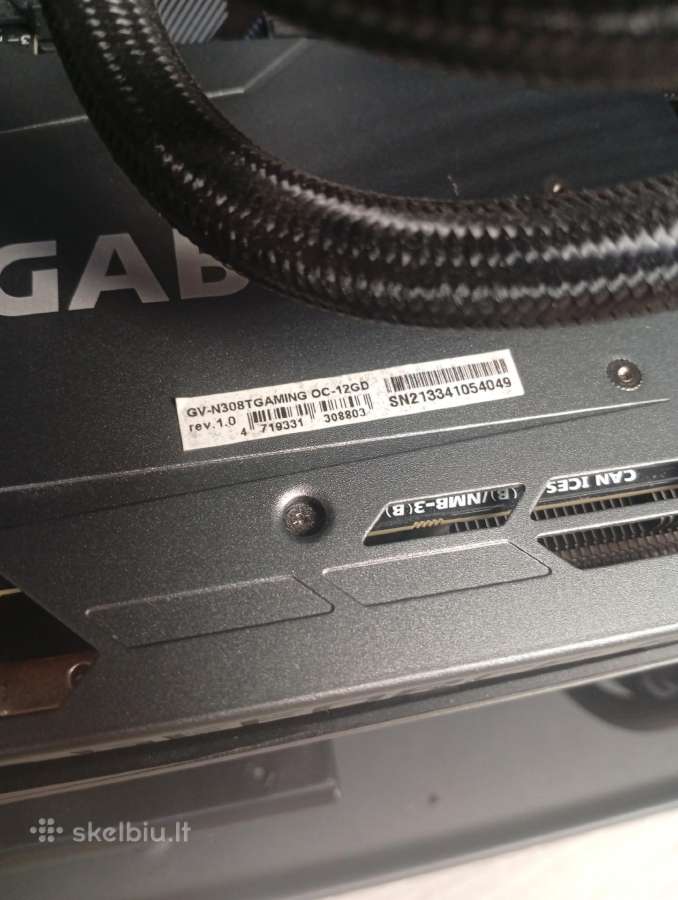Rtx 3080 Ti 12gb gaming oc gigabyte - nuotraukos Nr. 5