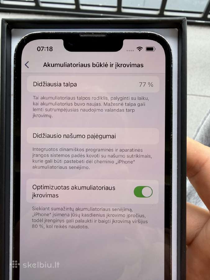 iPhone 13 pro 128gb - nuotraukos Nr. 7