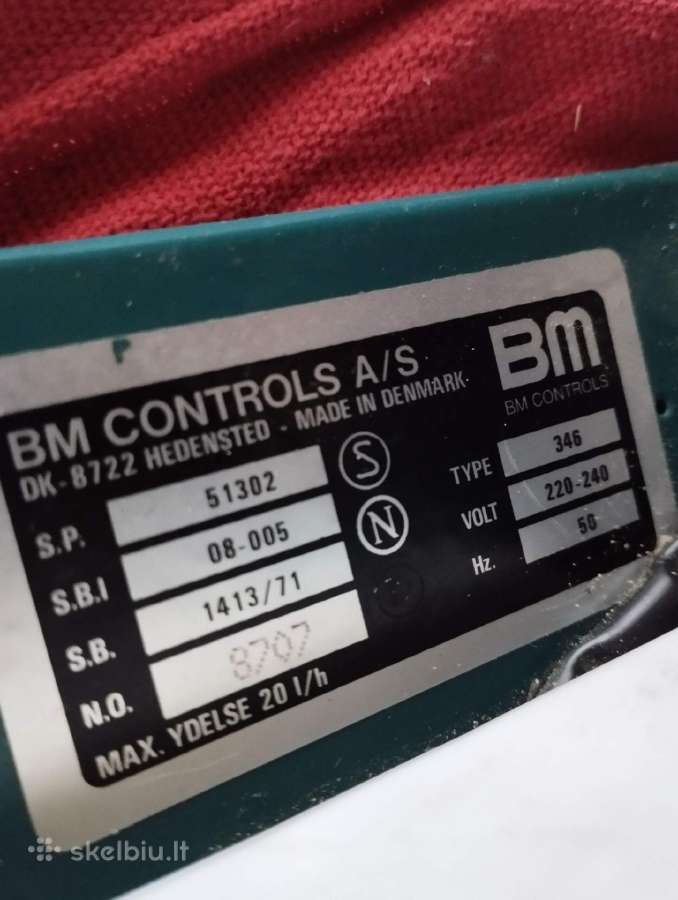Bm Controls Type 346 alyvos / mazuto siurblys - nuotraukos Nr. 2