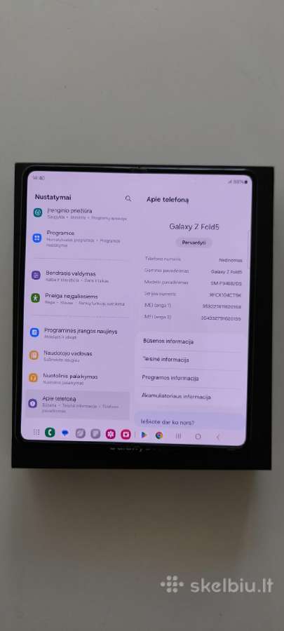 Samsung fold5 - nuotraukos Nr. 3