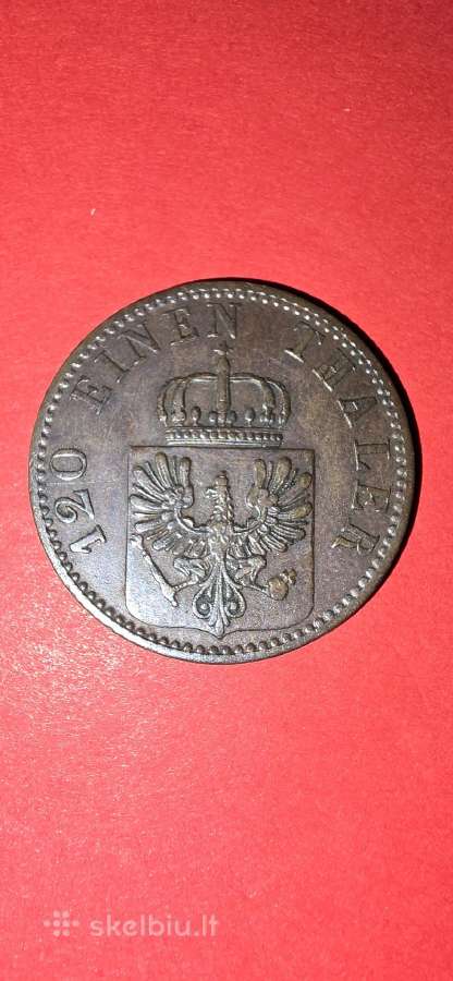 Vokietija 3 pfeningai 1867 - nuotraukos Nr. 2
