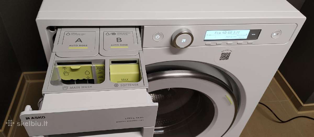 Asko W3096rw 9 kg, Auto Dose,1600 aps./min. A - nuotraukos Nr. 12