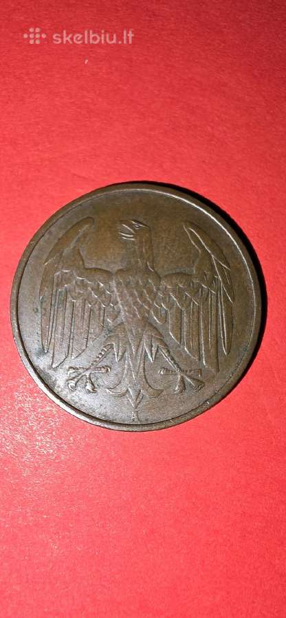 Vokietija 4 pfiningai 1932 - nuotraukos Nr. 2
