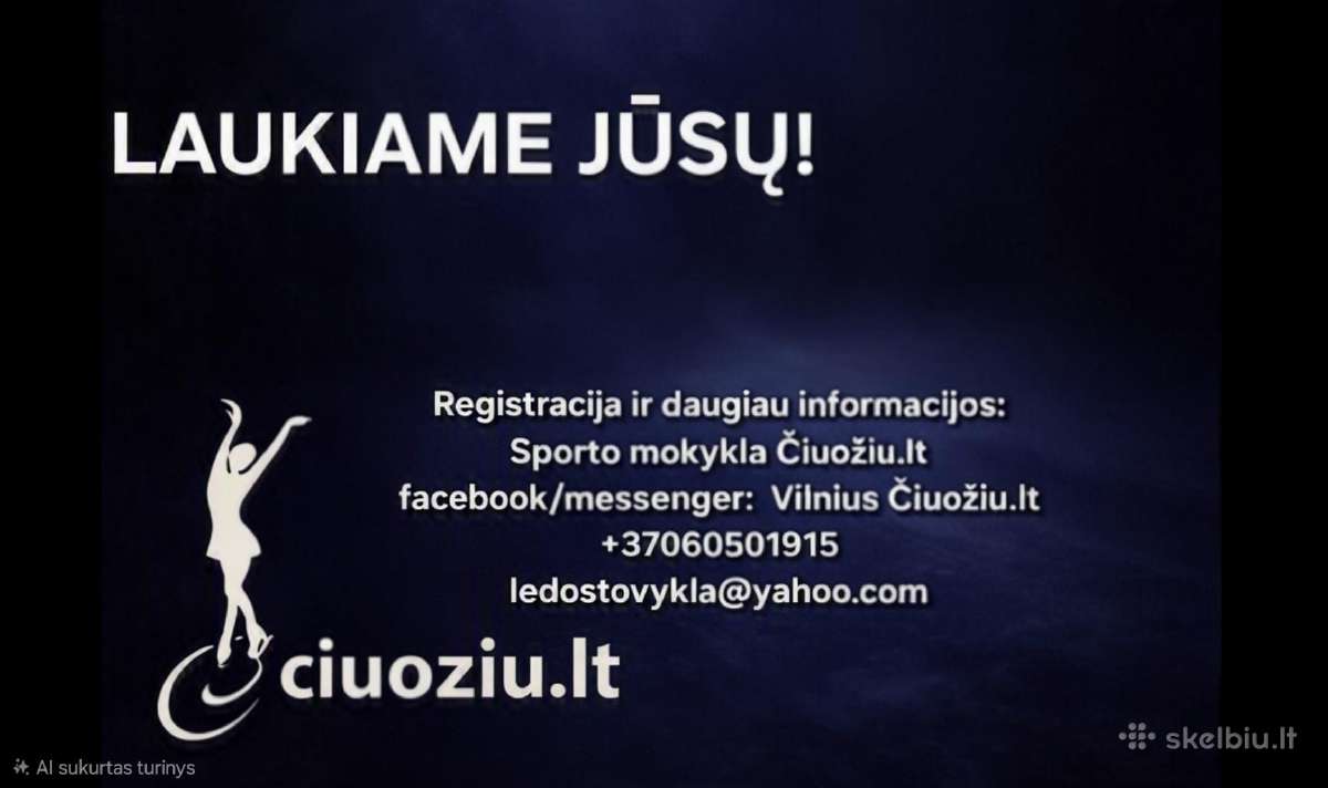 Suaugusiems dailiojo čiuožimo treniruotės - nuotraukos Nr. 2