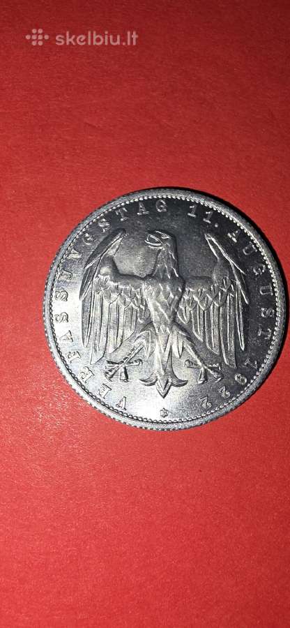 Vokietija 3 markės 1922 - nuotraukos Nr. 2
