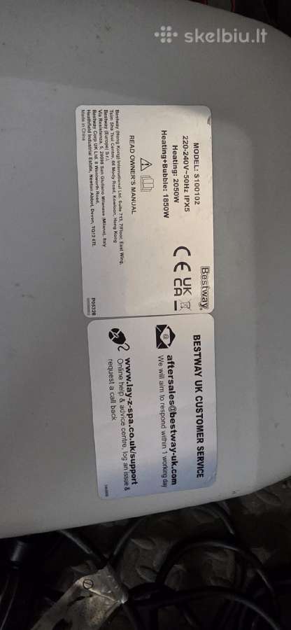 Parduodama puiki pripučiama sūkurinė vonia Bestway - nuotraukos Nr. 4