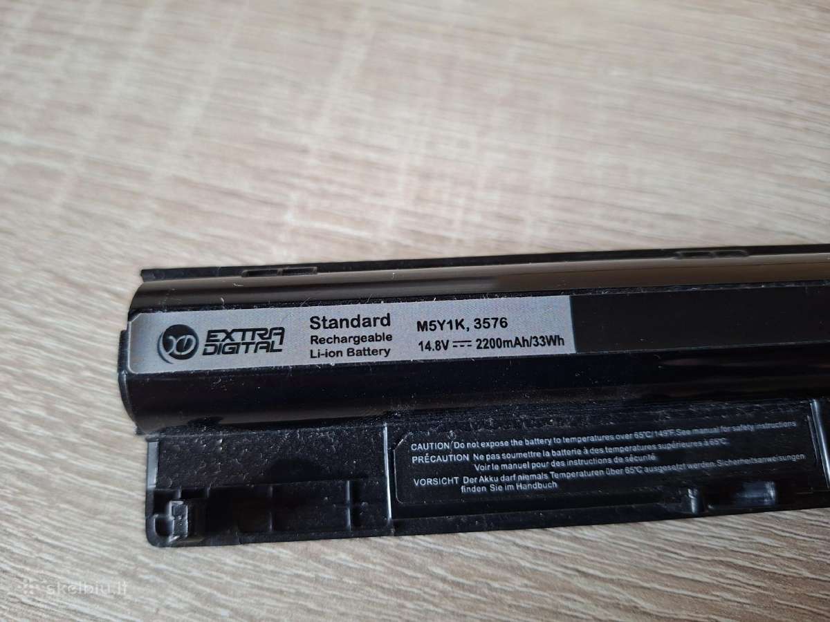 Dell Inspiron 15 baterija M5y1k - nuotraukos Nr. 2