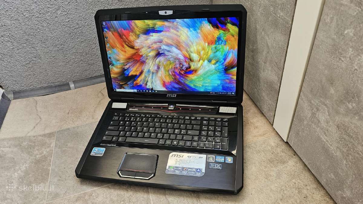 Msi Gt780 Dx i5/8gb/480ssd+640hdd/17.3 - nuotraukos Nr. 2
