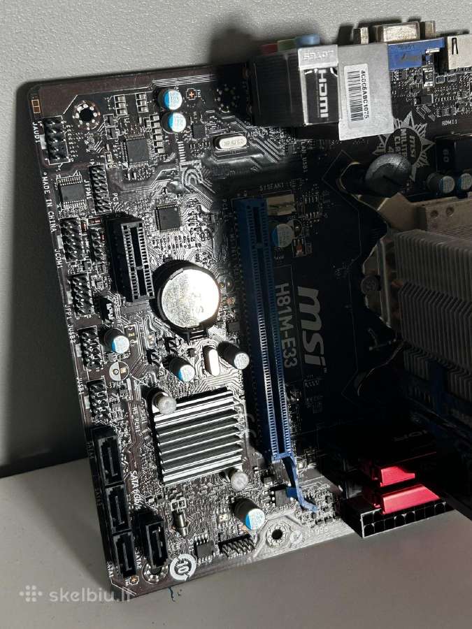 Kompiuterio dalys: Gtx 1660 Oc, i7-4790k, MB, Psu - nuotraukos Nr. 3