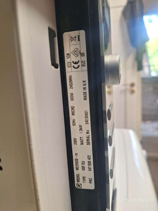 Aeg Micromat Mc2660e-m mikrobangų krosnelė - nuotraukos Nr. 9