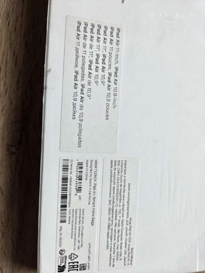 Apple Smart Folio for iPad Air (M2), Mwk73zm/a - nuotraukos Nr. 3