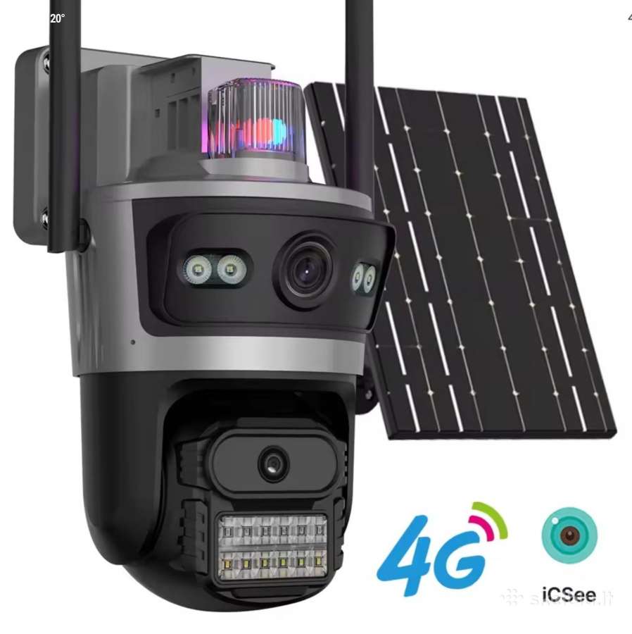 Išmani 4G su Sim kupolinė vaizdo stebėjimo kamera - nuotraukos Nr. 3