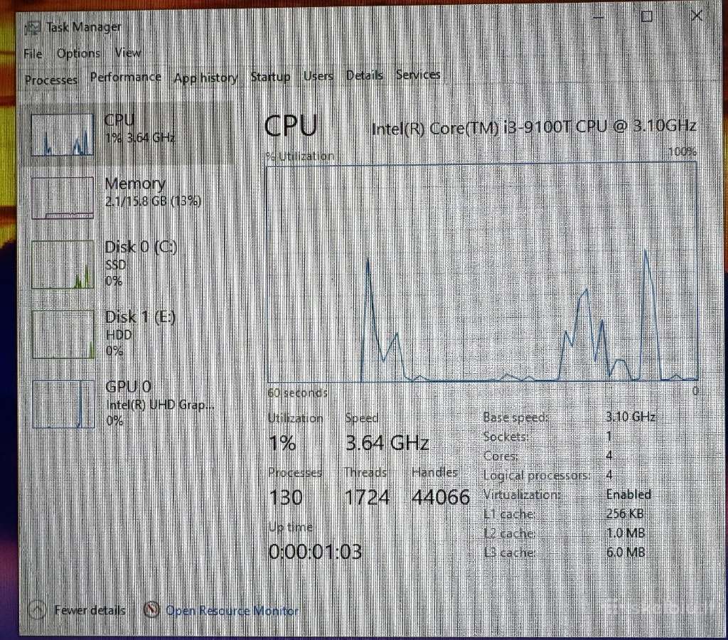 Puikus Dell Optiplex 3070 Micro, 256 SSD,16 GB RAM - nuotraukos Nr. 3