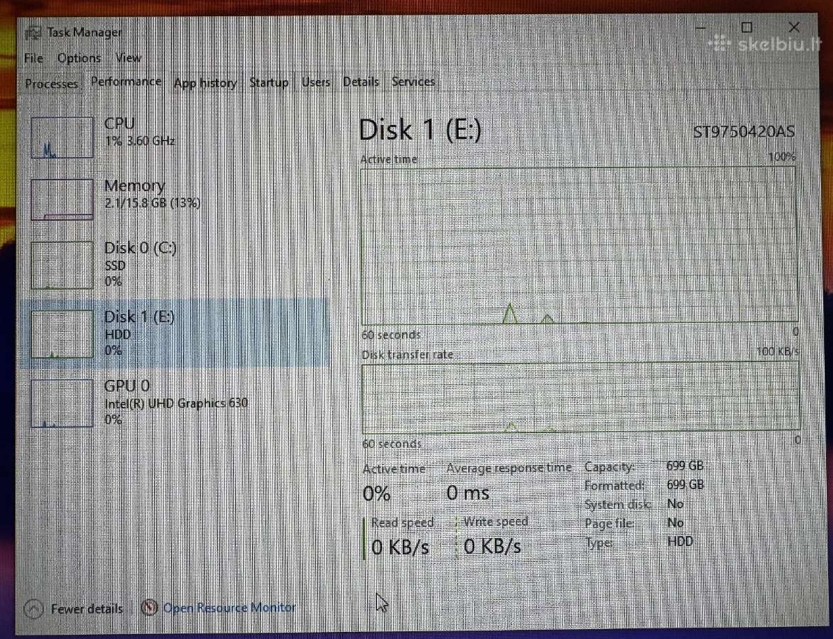 Puikus Dell Optiplex 3070 Micro, 256 SSD,16 GB RAM - nuotraukos Nr. 6