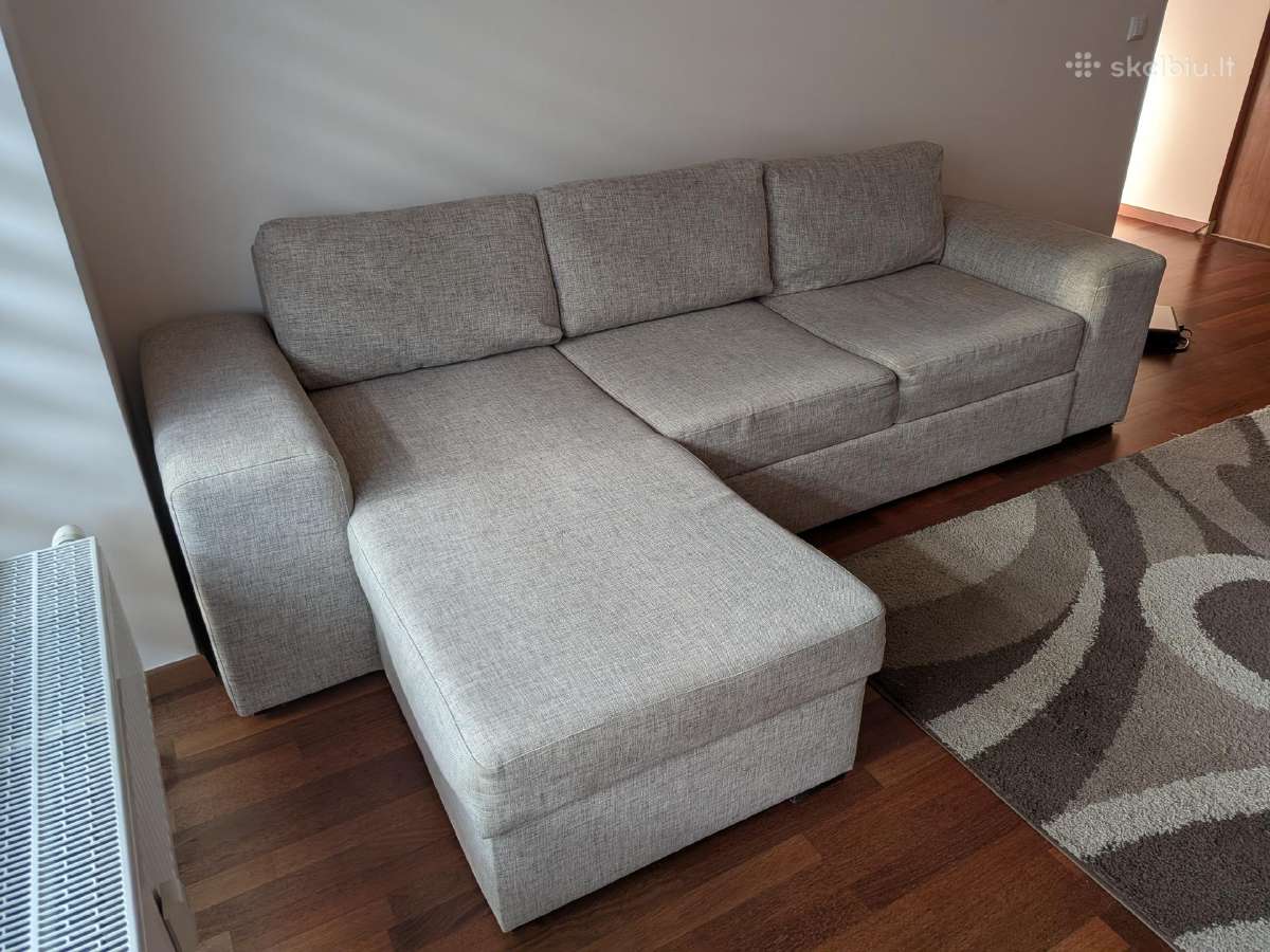 Parduodama sofa-lova su daiktadėže - nuotraukos Nr. 3