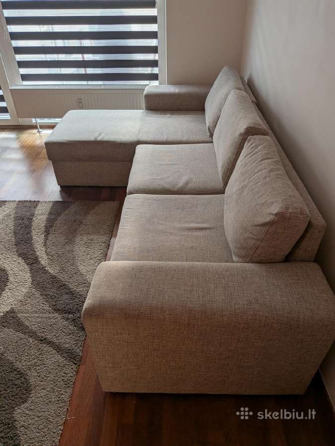 Parduodama sofa-lova su daiktadėže - nuotraukos Nr. 4