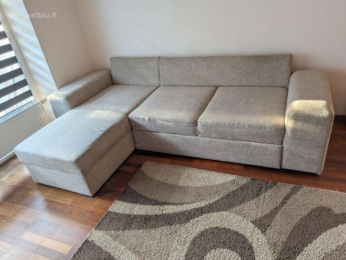 Parduodama sofa-lova su daiktadėže - nuotraukos Nr. 8