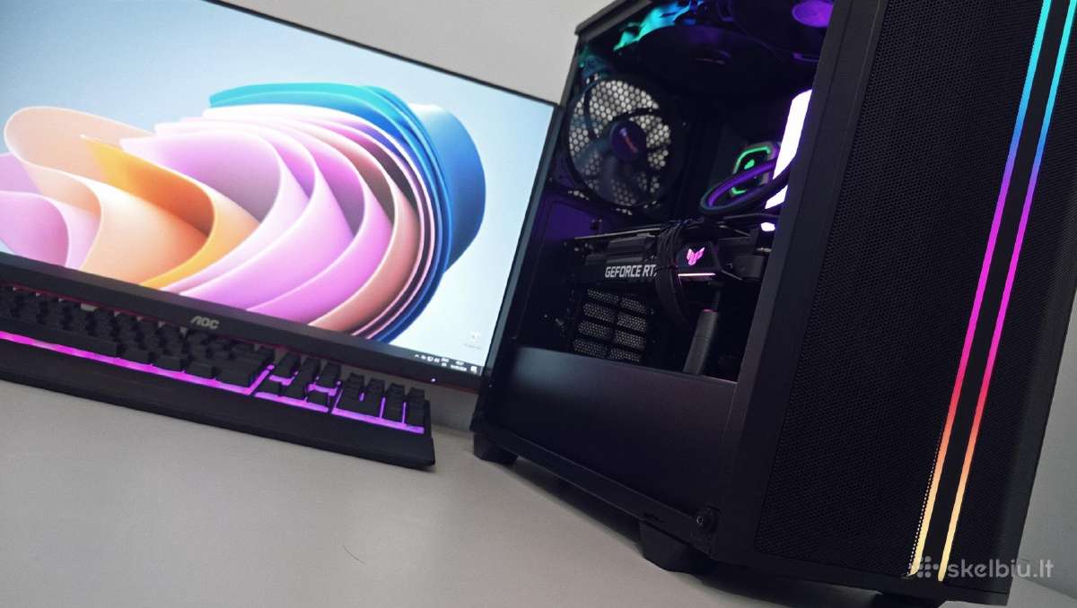 Intel i9-11900k Rtx 3080 Oc 8gb 32g M2 2tb SSD - nuotraukos Nr. 4