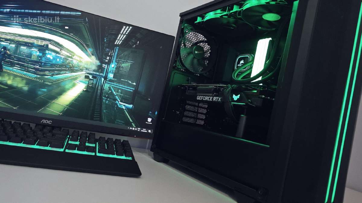 Intel i9-11900k Rtx 3080 Oc 8gb 32g M2 2tb SSD - nuotraukos Nr. 5