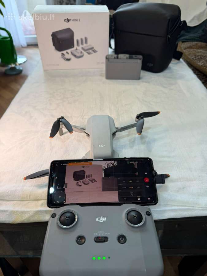 Dji Mini 2 Fly More Combo– rem/ dalims, veikia - nuotraukos Nr. 2