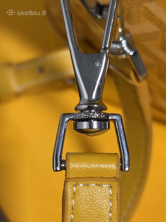 Goyardine Calfskin Mini Alpin Backpack Yellow - nuotraukos Nr. 6