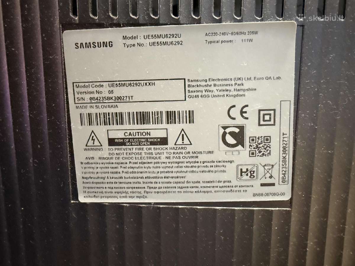 Parduodu naudota Samsung TV 55 ir soundbar 2.1 - nuotraukos Nr. 4