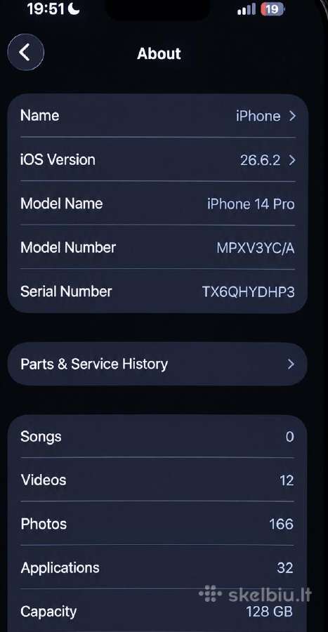 iPhone 14 pro 128gb - nuotraukos Nr. 4