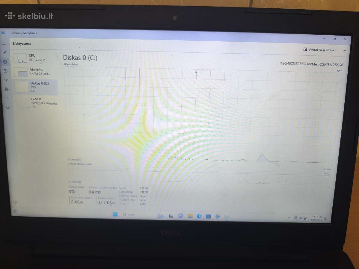 Dell Inspiron 3593 i5-1035g1 8gb RAM 256gb S - nuotraukos Nr. 2