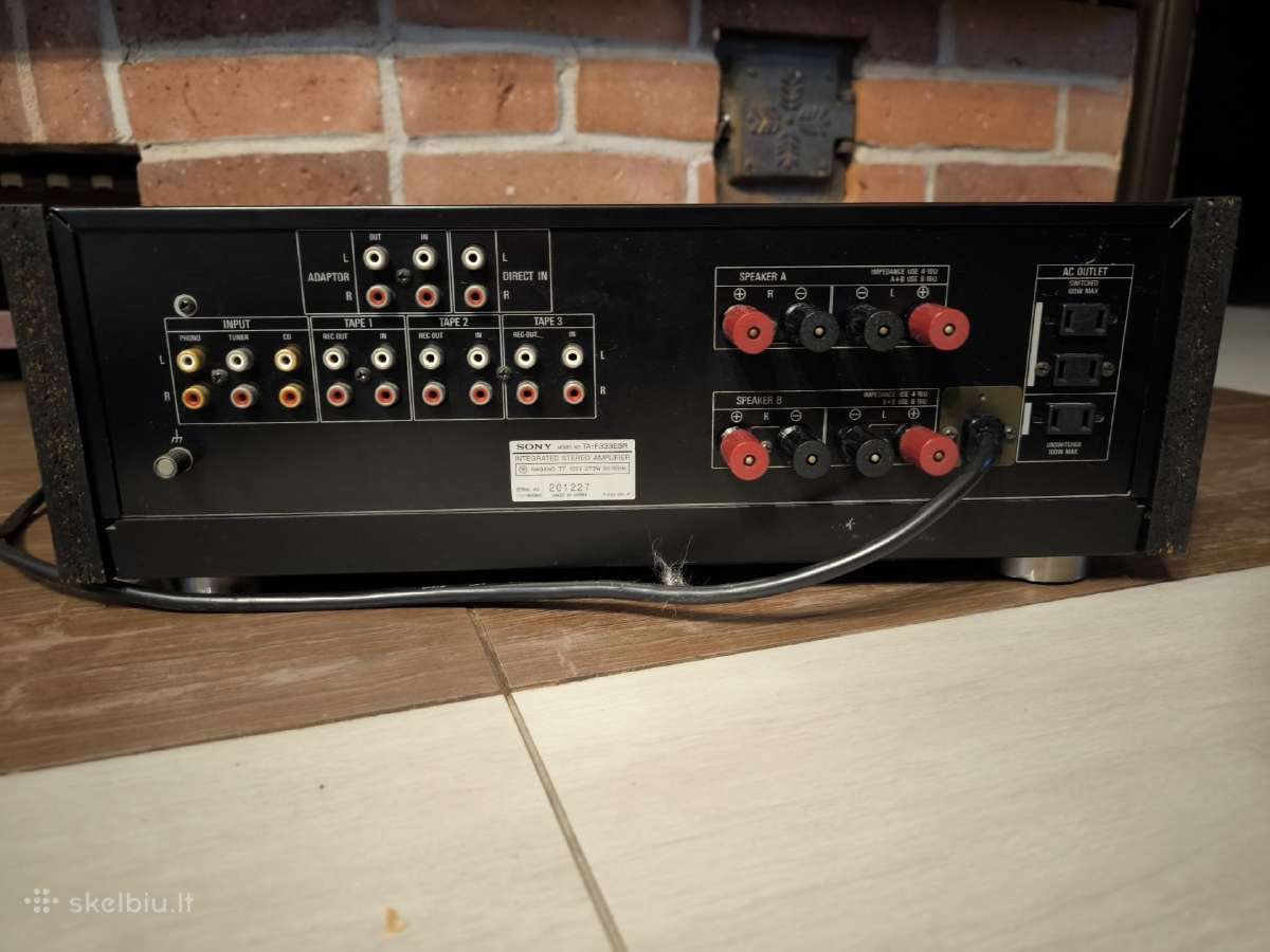 Sony Ta-f333esr stiprintuvas - nuotraukos Nr. 12