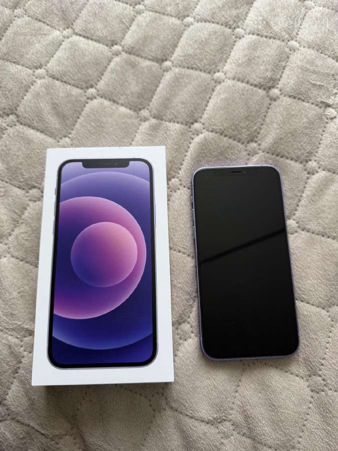 Apple iPhone 12, 64 GB, violetinis („purple“) - nuotraukos Nr. 2