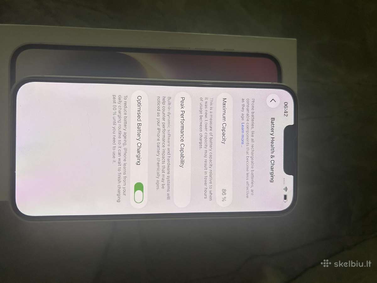 Apple iPhone 14 128gb Starlight (baltas) - nuotraukos Nr. 3