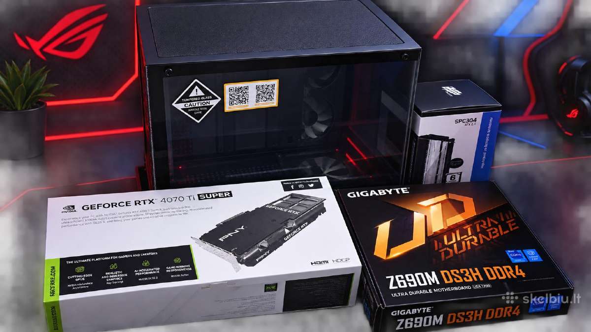 Game Pc, i5-12600kf, 32 GB RAM, 4070 Ti Super - nuotraukos Nr. 7