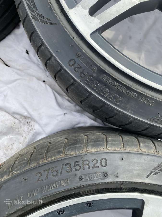 Lenso R20 ratlankiai su padangom 2 geros 2 nk - nuotraukos Nr. 6