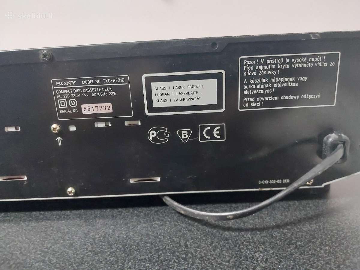 Sony Txd-re210 - nuotraukos Nr. 5