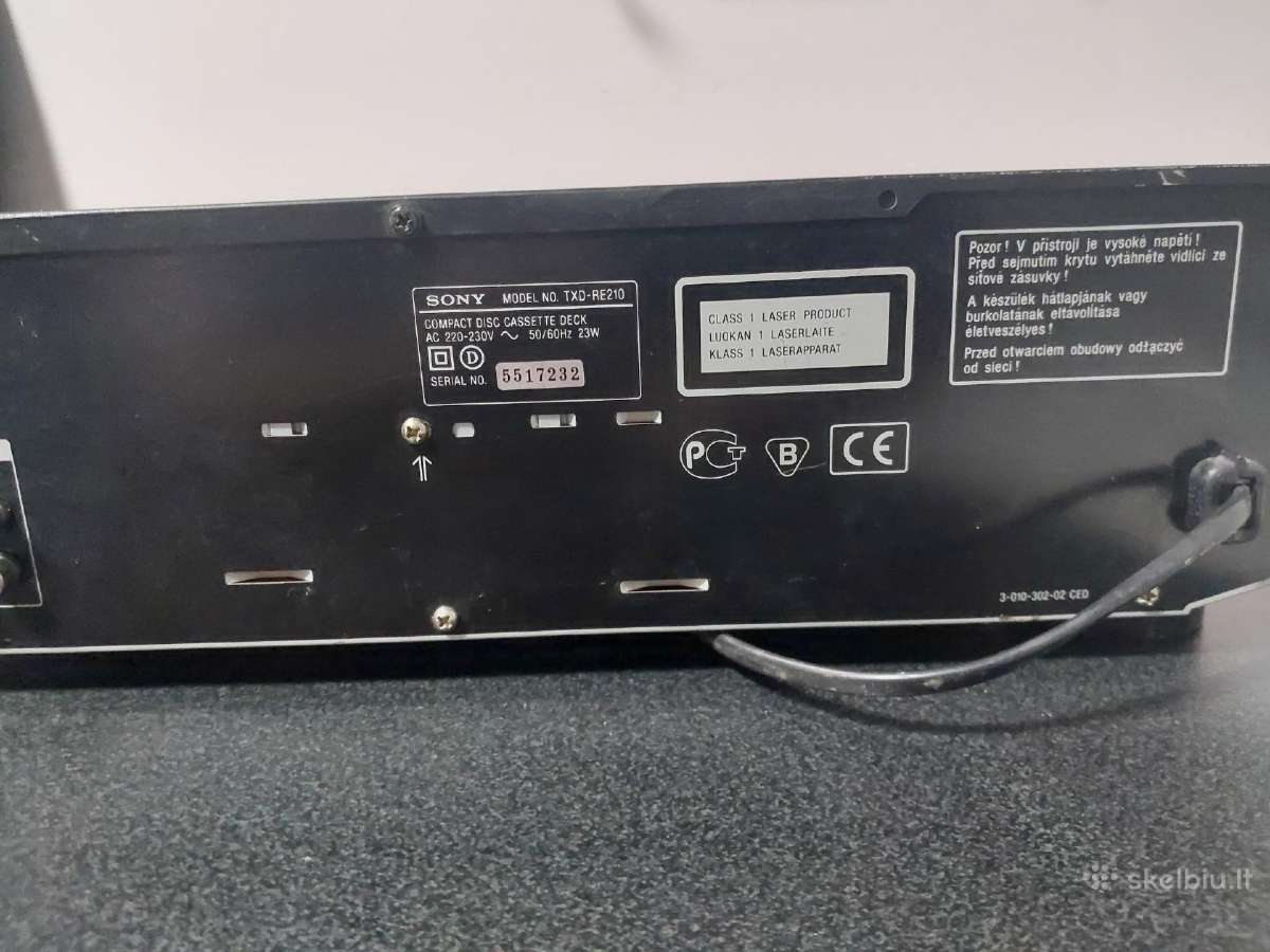 Sony Txd-re210 - nuotraukos Nr. 6