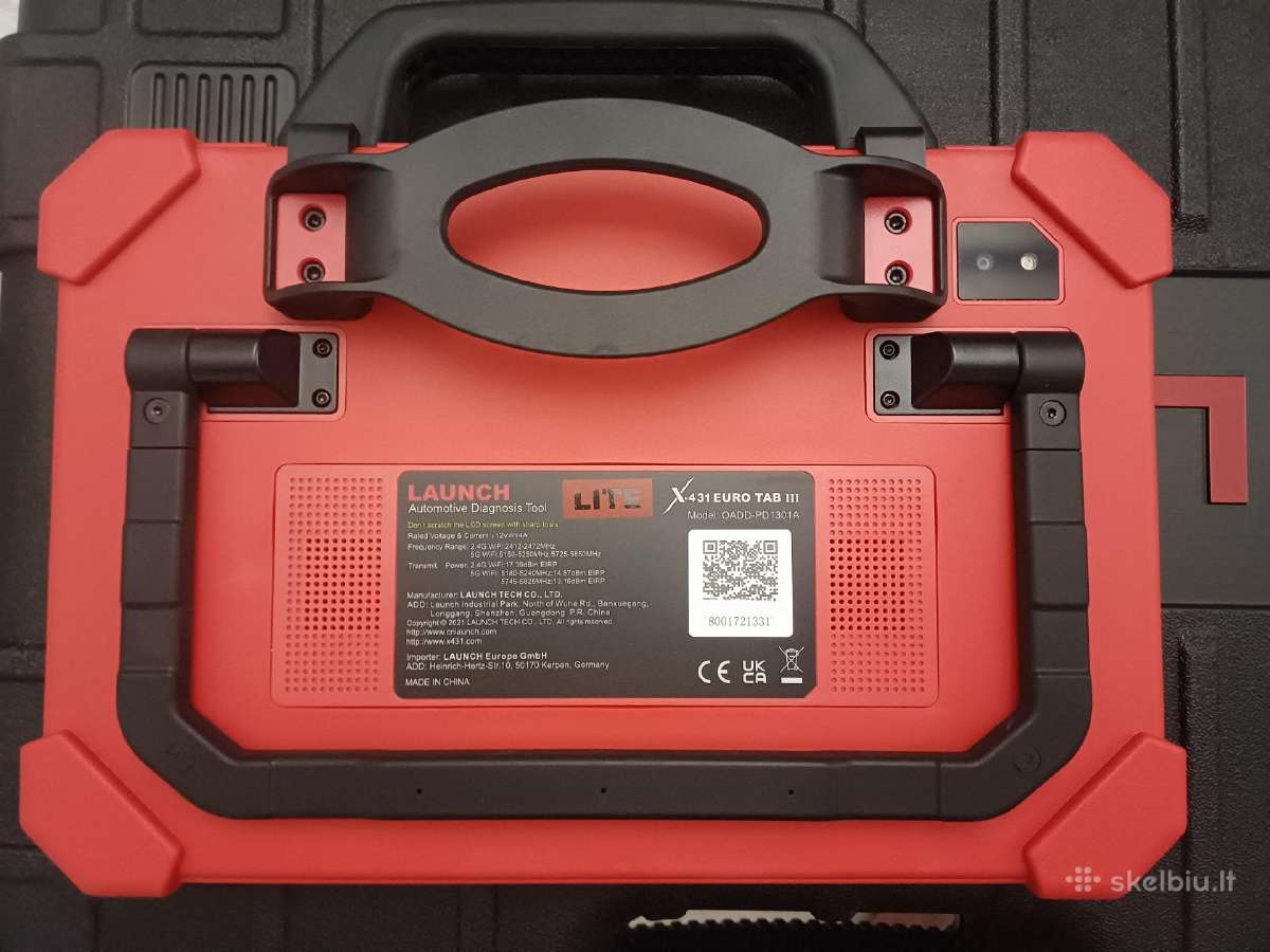Launch X-431 Euro Tab III Lite - nuotraukos Nr. 2