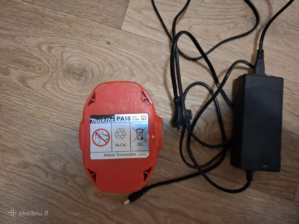 Makita akumuliatorius Pa18 - nuotraukos Nr. 3