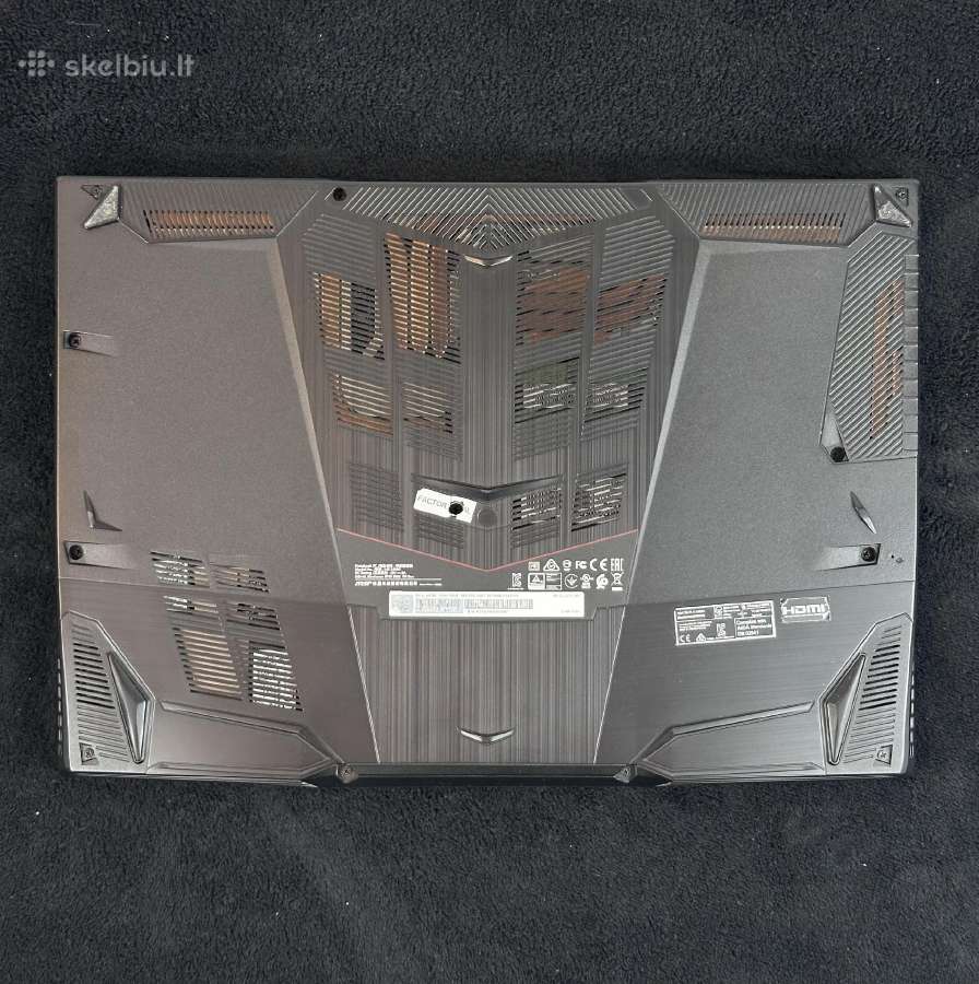 Žaidimų Msi i7-10th rtx3060 24ram 144hz - nuotraukos Nr. 8