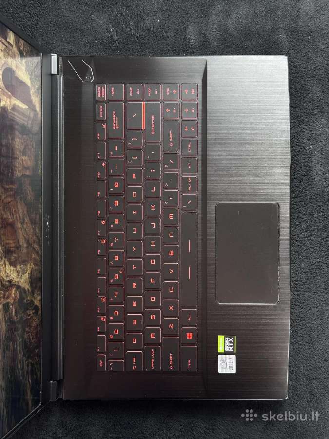 Žaidimų Msi i7-10th rtx3060 24ram 144hz - nuotraukos Nr. 9