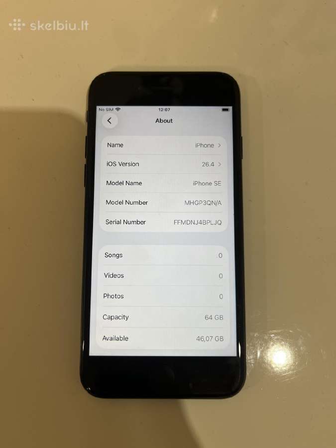 Apple iPhone Se 64gb - nuotraukos Nr. 4