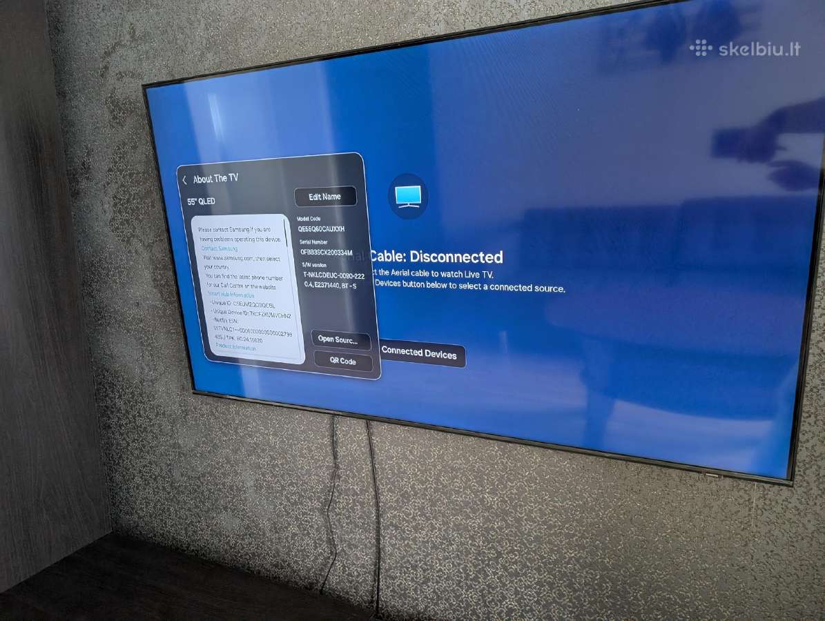 Samsung 55" Qled 4k Smart TV (Qe55q60c) - nuotraukos Nr. 3