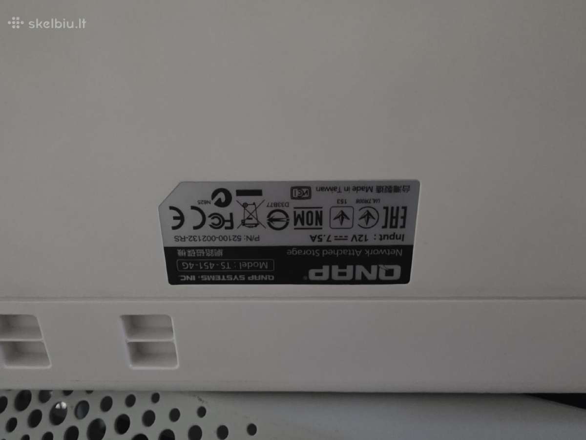 Qnap Ts-451 Nas – 16 GB RAM, naujausias Qts - nuotraukos Nr. 3