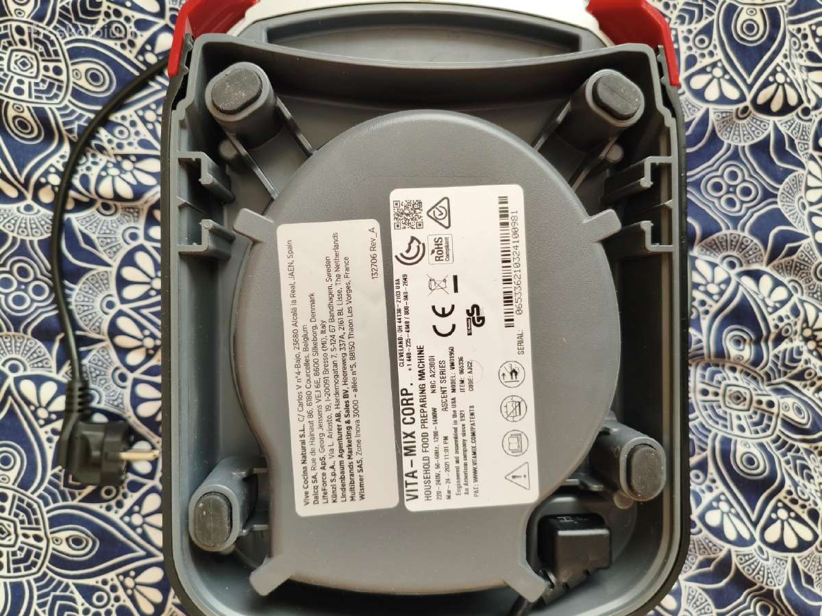 Plakiklis Vitamix Ascent A2300i - nuotraukos Nr. 3