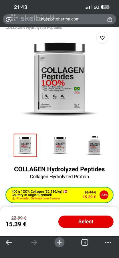 Hydrolizuoti kalogeno papildai - nuotraukos Nr. 5