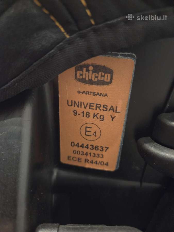 Automobilinė kėdutė 9–18 kg „Chicco Artsana“ - nuotraukos Nr. 3