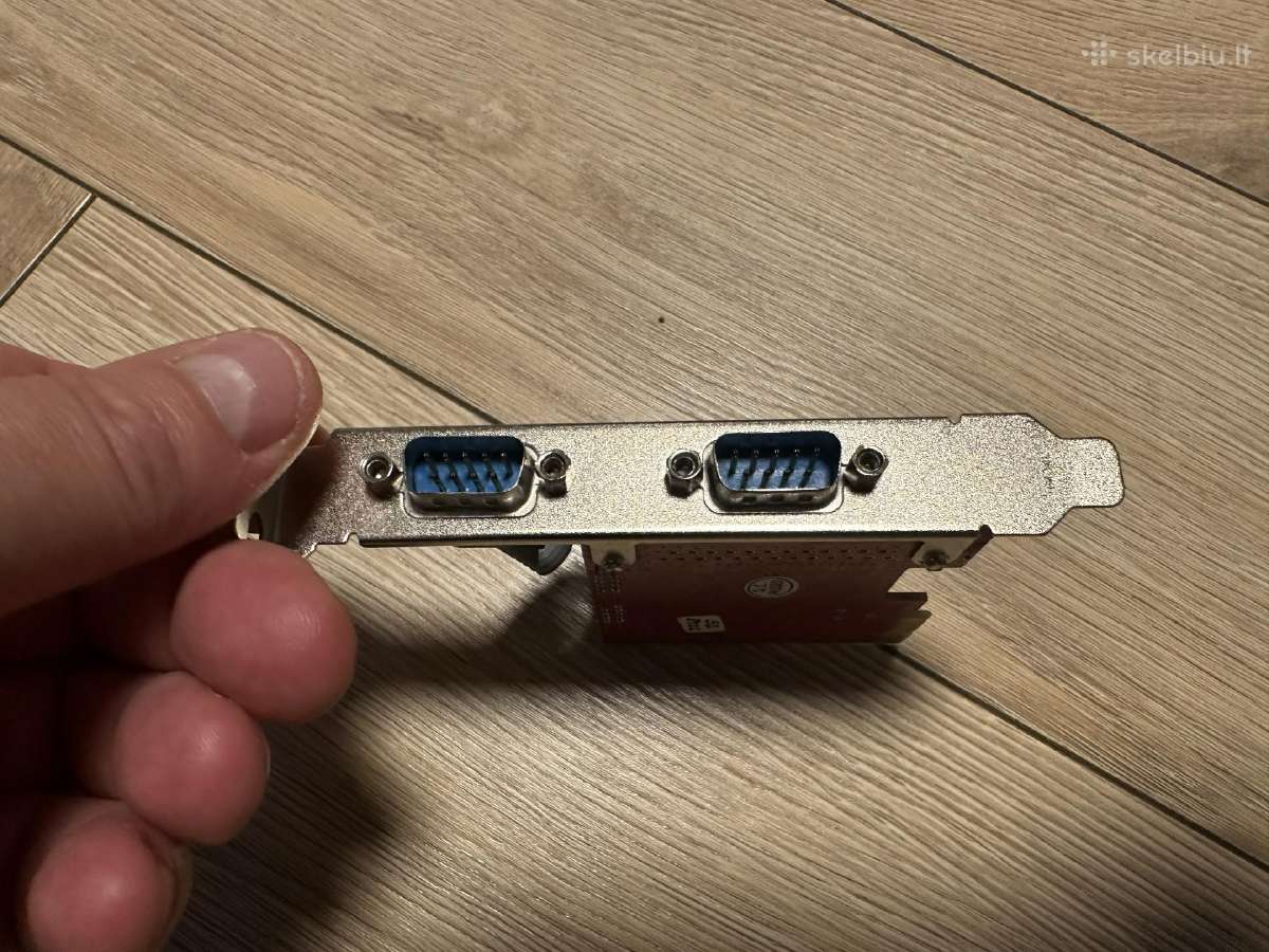 Pci Express card 2x serial low profile - nuotraukos Nr. 2