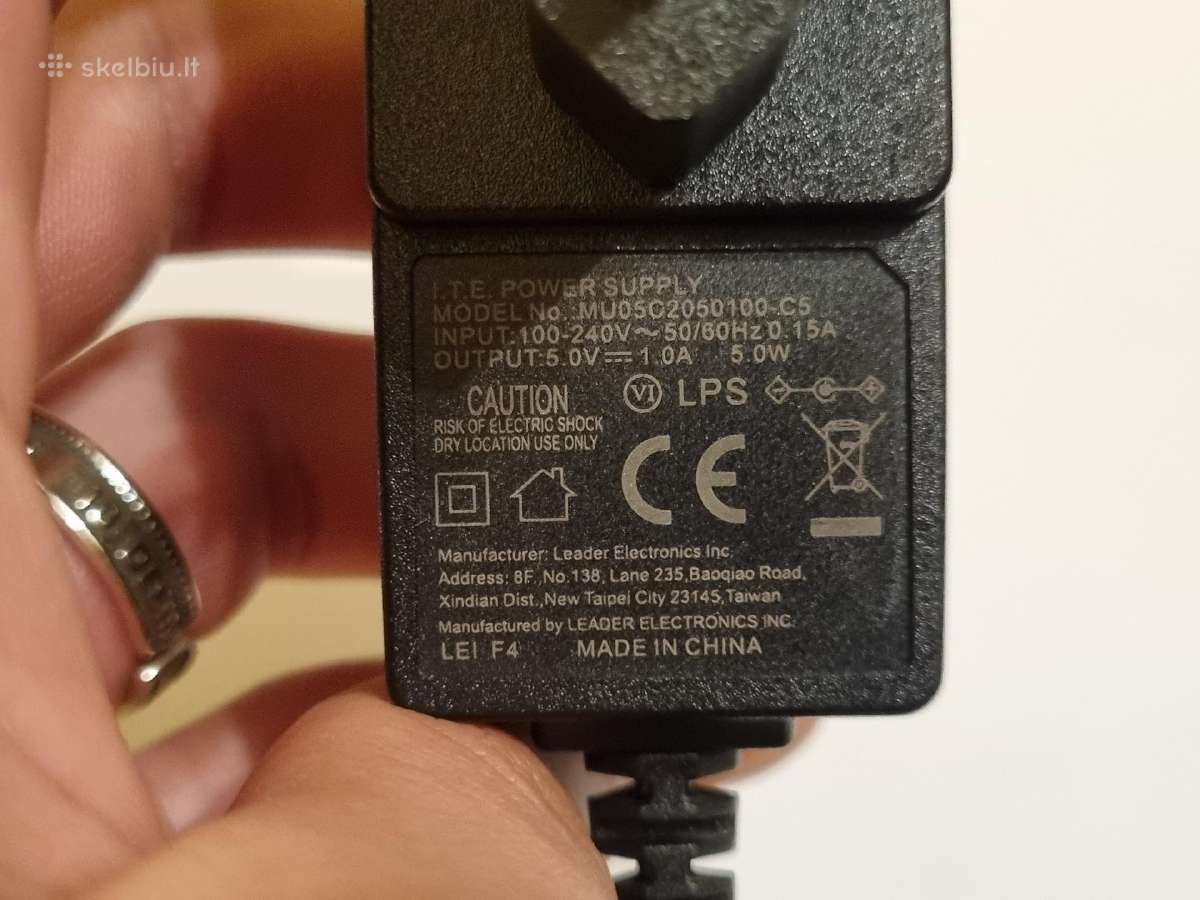 Maitinimo šaltinis 5v 1a Mu05c2050100-c5 - nuotraukos Nr. 2